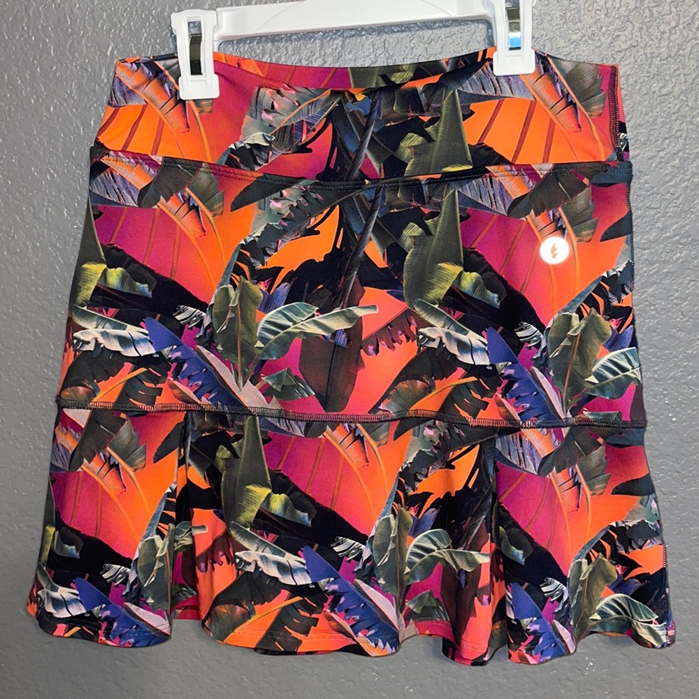 Tropical Print Women's Skort